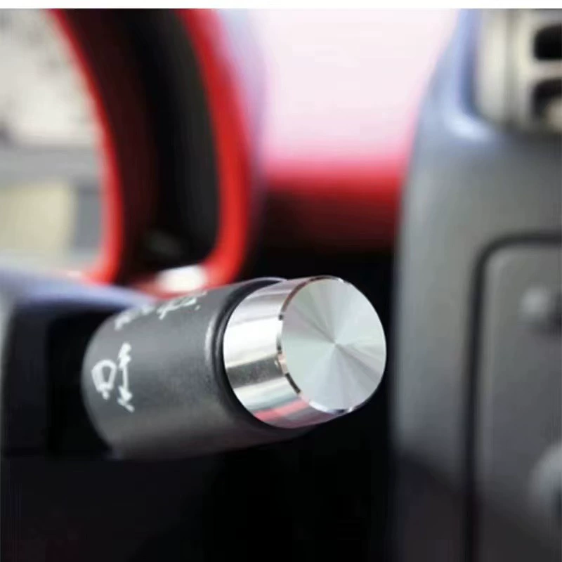 Подходит для автомобилей Smart 09-14 годов выпуска, сменная крышка стержня стеклоочистителя, крышка переключателя фар из алюминиевого сплава.