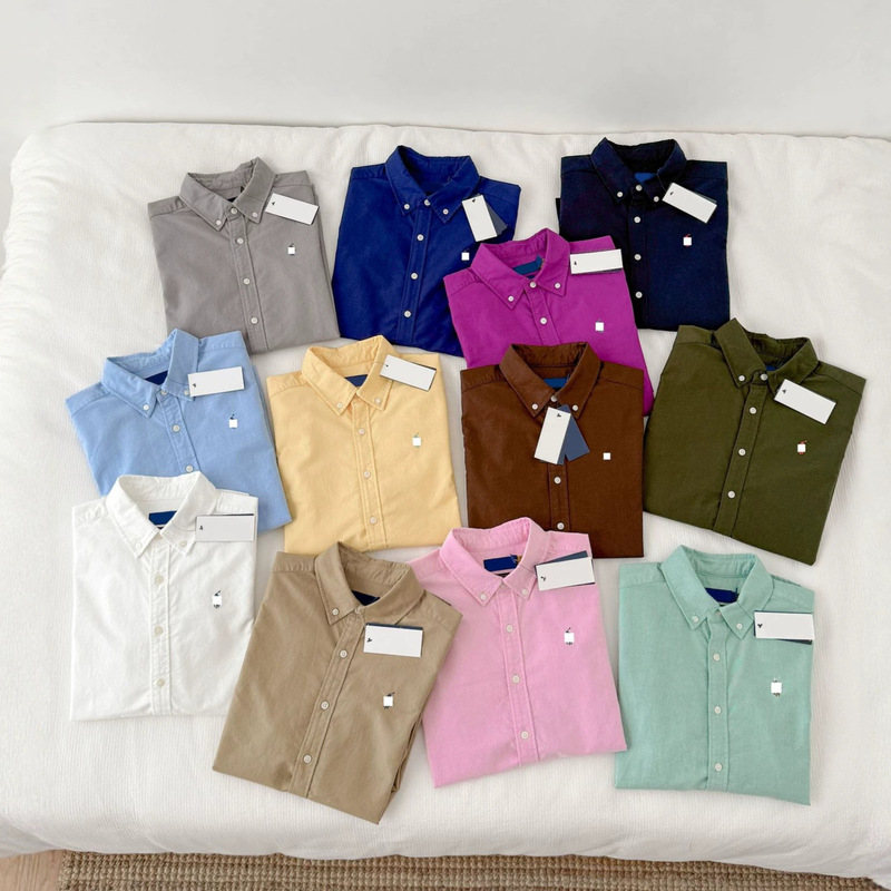 Scan the QR code for the top-tier/100% cotton Oxford shirt, featuring a classic RL brand logo and a small horse embroidery, available in unisex styles Scan the QR code for the top-tier/100% cotton Oxford shirt, featuring a classic RL brand logo and a small horse embroidery, available in unisex styles