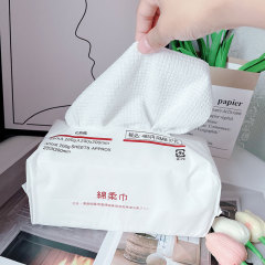 外国貿易リスト! 厚手の使い捨て綿の柔らかい洗顔タオルの引き出し式美容院は洗顔タオルの女性の化粧綿を大きくします。