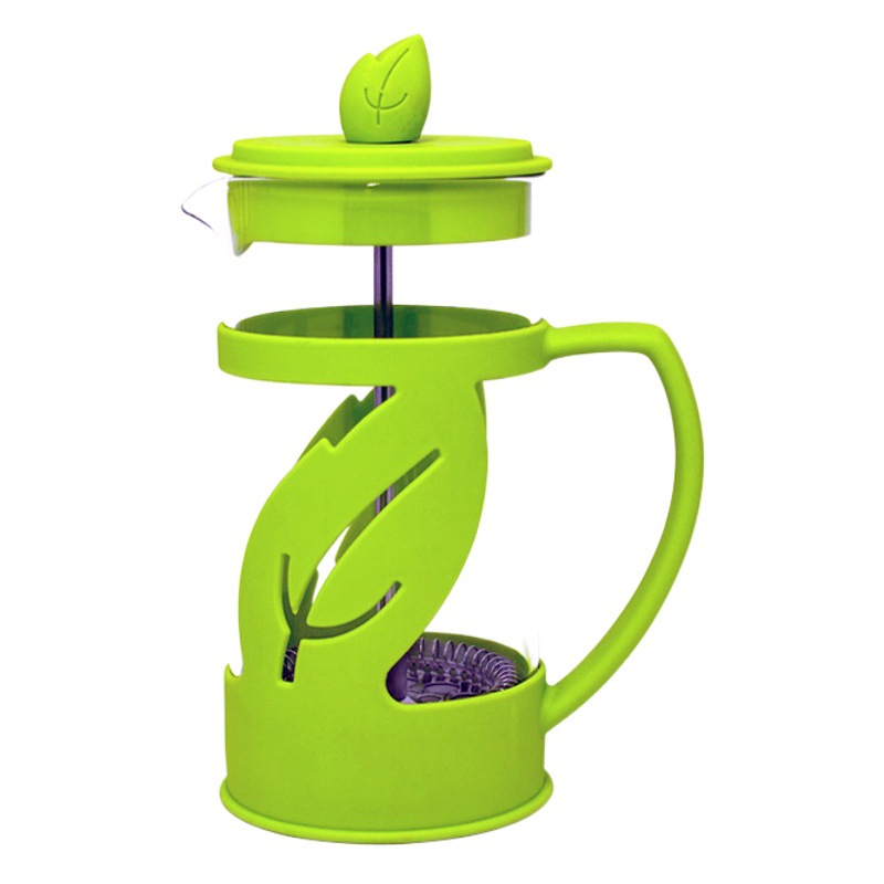 High Borosilicate Glass Pressing Pot Household Tea Maker Stainless Steel Filter Mesh Milk Bubble Coffee Pressing Pot Tea Pot