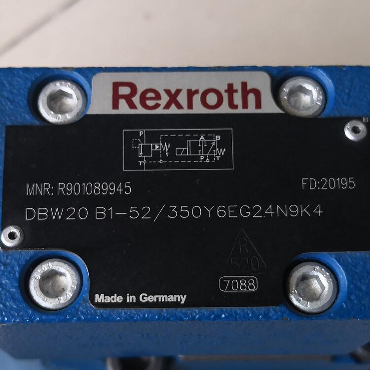 R901089945  DBW20B1-52/350Y6EG24N9K4 # Rexroth//力士乐