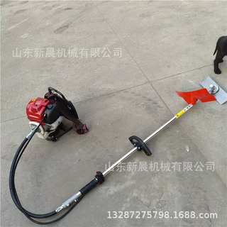 菜地小型松土机 汽油背负式割草机二冲程园林割灌机