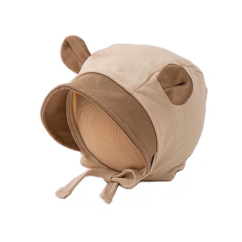 Primavera y otoño sombreros para bebés, sombreros de algodón para bebés, gorras lindas para niños y niñas, gorras delgadas para pequeños meses de edad