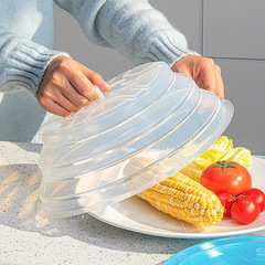 現品シリカゲル折り畳み保存蓋食事防塵防蚊蓋吸着力シリカゲル食器蓋電子レンジ加熱蓋