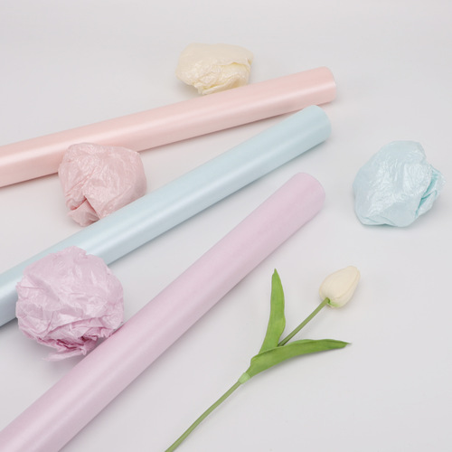 Pearl luster snow pear paper, flower bouquets, baking packaging materials, waterproof copy paper, jelly color series lining paper, flower wrapping paper
