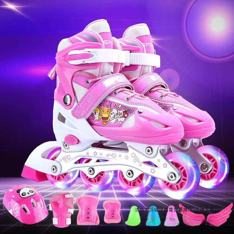 Children's set for beginners for street skating, roller skates for boys, full set, 10 years