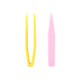 Plastic Tweezers False Eyelash Beauty Eyelash Double Eyelash Sticker Clip Auxiliary Fork Tweezers Beauty Plastic Clip
