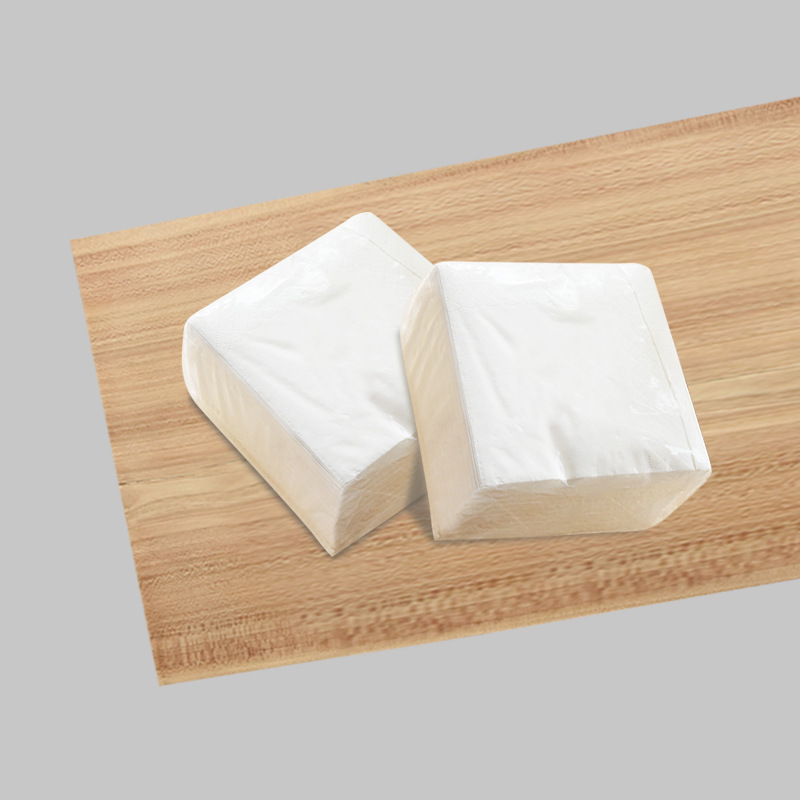 Servilleta al por mayor logotipo imprimible impresión creativa a granel monocromo Impresión servilleta catering tejido publicitario