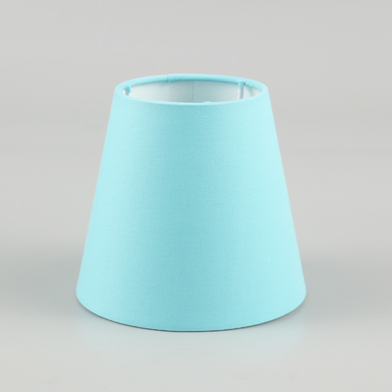 Nueva etiqueta plana Pantalla de fábrica al por mayor de lino lámpara de mesa lámpara de pie pantalla sala de estar dormitorio accesorios de la lámpara de tela