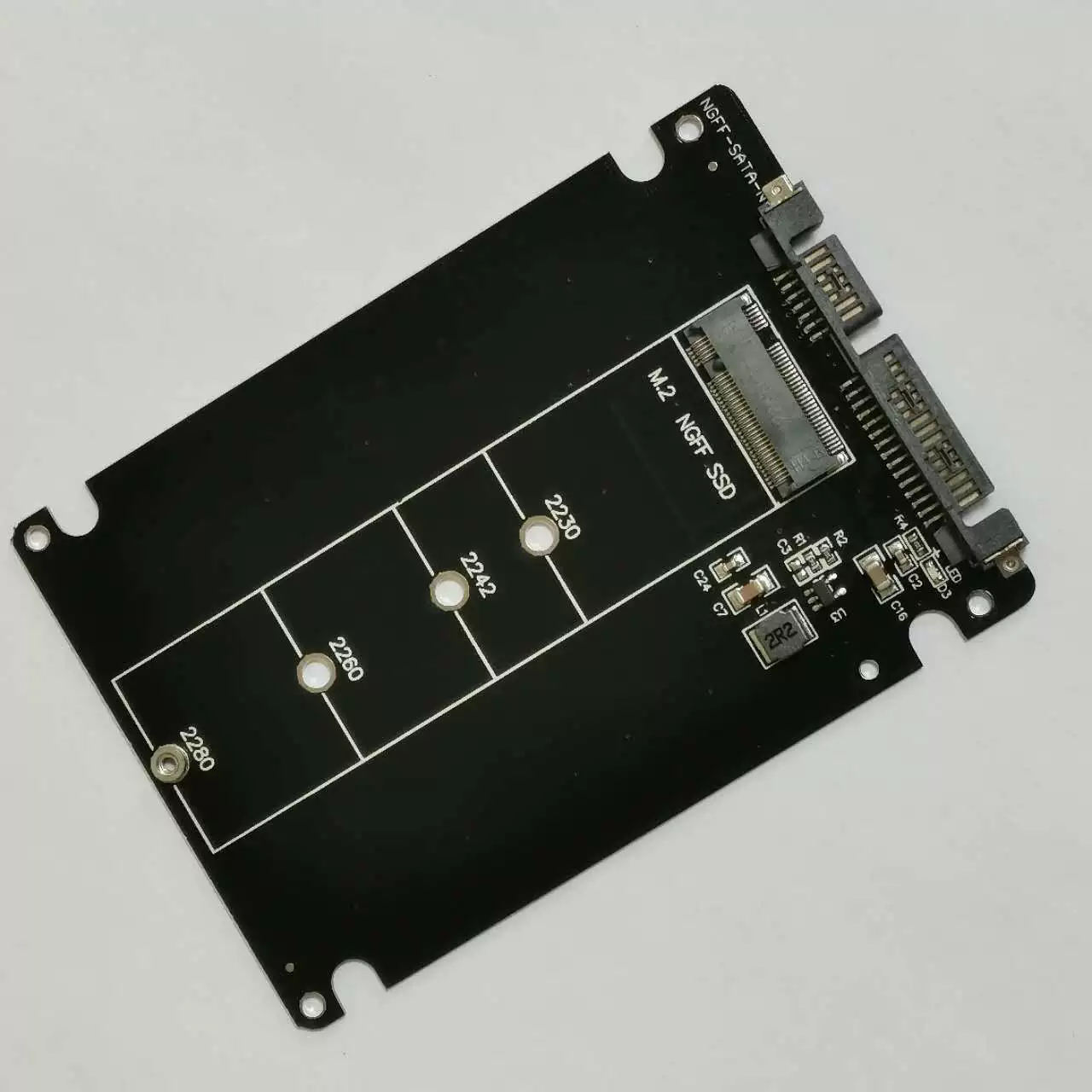 Твердотельный накопитель M.2 ngff в коробку с картой SATA 2.5 NVME в коробку с картой SATA