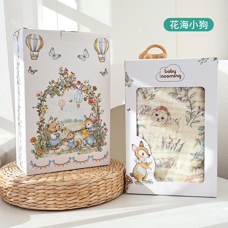 【선물 상자】꽃바다 강아지