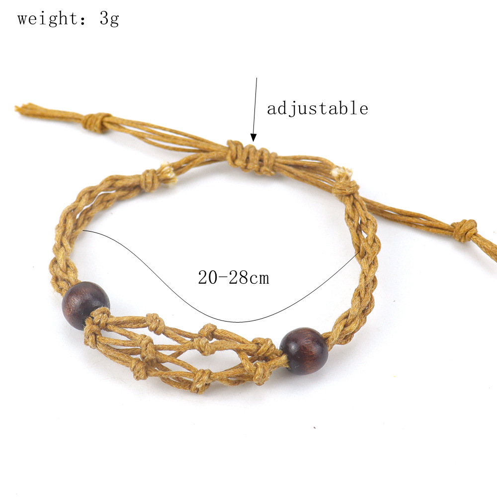 1 Piece Fashion Geometric Crystal Handmade Unisex Bracelets