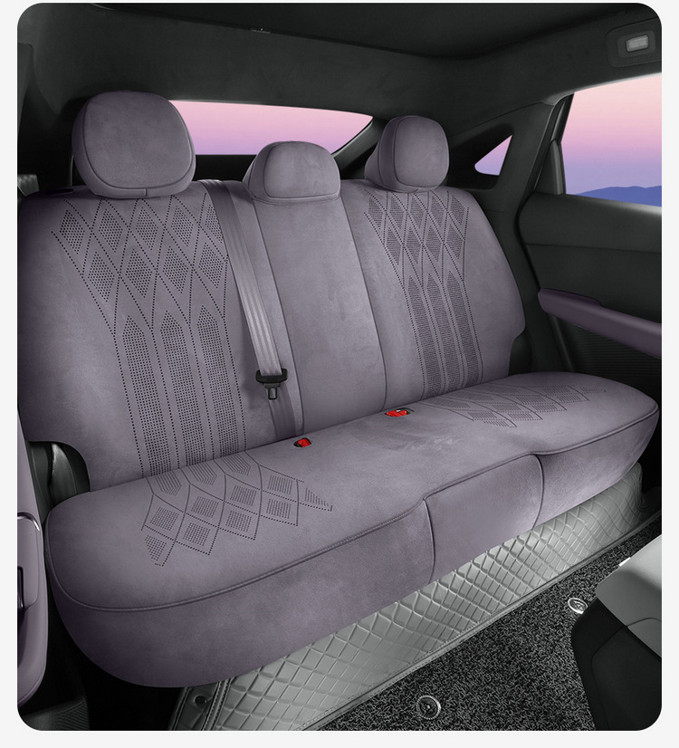 26 Models of Xpeng Mona M03 Special Full-Cover Car Seat Covers, All-Season Universal Seat Cushions, Suede Leather Seat Covers