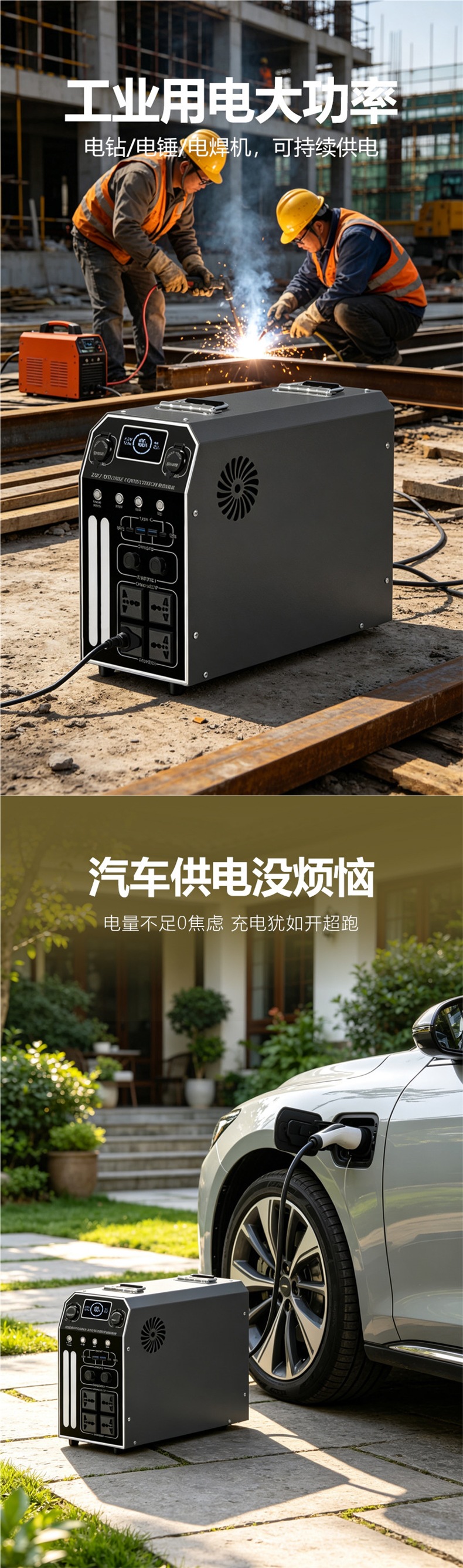 Outdoor portable power bank 220V Ningde Era large-capacity household portable high-power RV energy storage battery