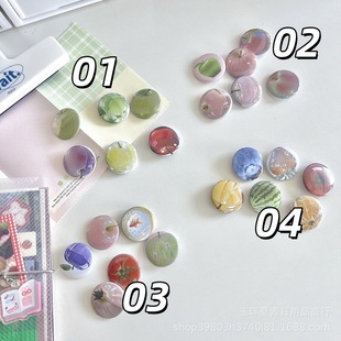 Red Apple Mini 25mm Yum Creative Cute Small High Color Value Decoration Simple Backpack Pendant Hand Account Decoration
