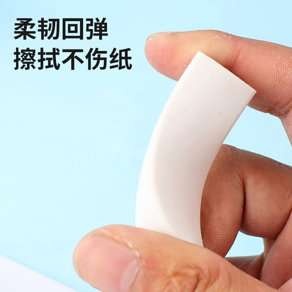 Triangular eraser for students