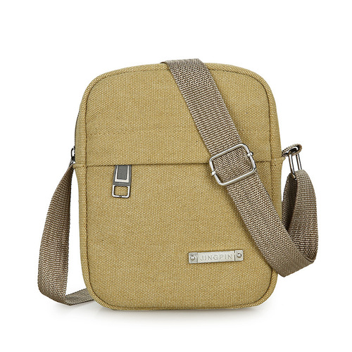 Retro Men's Backpack  New Canvas Crossbody Bag Simple Fashion Men's Canvas Bag
