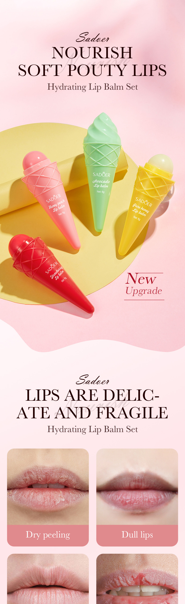 SADOER All avocado moisturizing anti chap lipstick_voghion.com