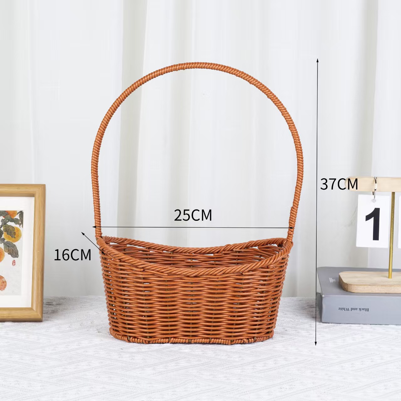 Cesta Tejida de Flores de Vid, Hecha a Mano y Decorativa para Fiestas y Arreglos Florales image 45