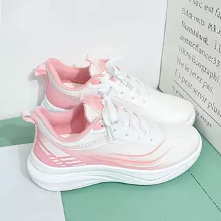 夏季网面运动鞋女鞋透气软底百搭青少年小白鞋软底回弹休闲跑步鞋