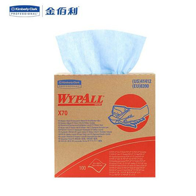 金佰利41412WYPALL X70全能型擦拭布抽取式吸油吸水抗溶剂擦机布