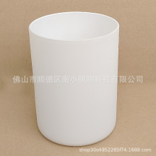 圆柱直筒玻璃灯罩E27灯头奶白灯罩磨砂圆柱形玻璃防爆管餐吊灯E18