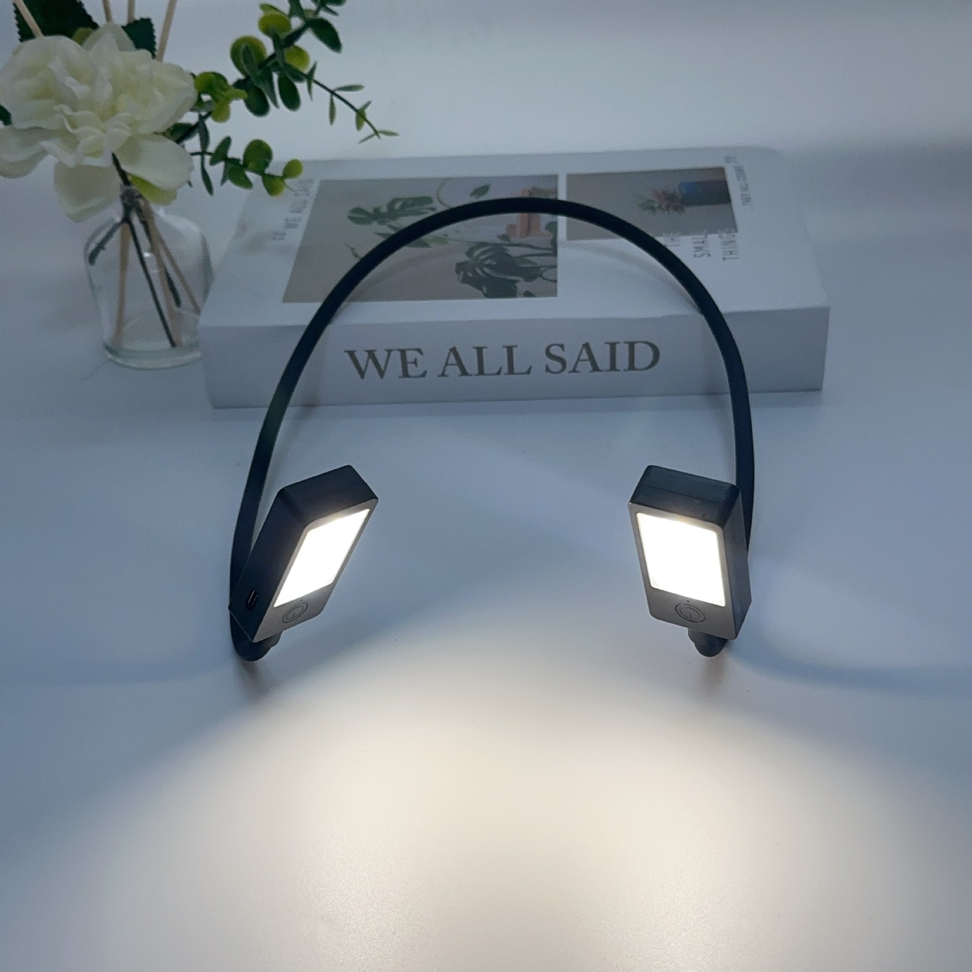 LED neck lamp USB charging eye protection reading lamp outdoor night…