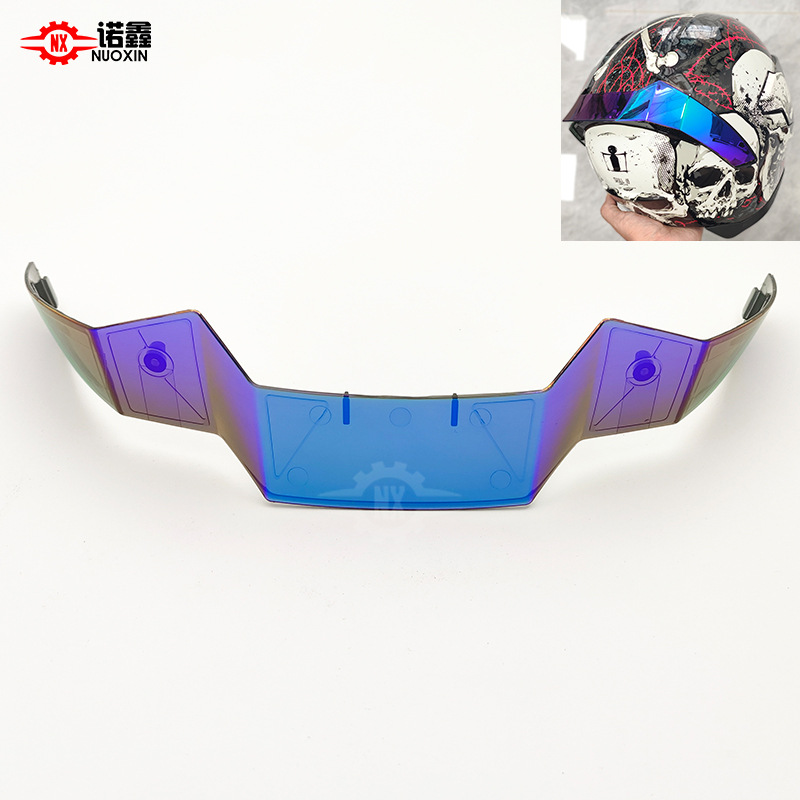 Adapted to ICON airflite ghost tail spoiler motorcycle motorcycle motorcycle helmet accessories multi-color