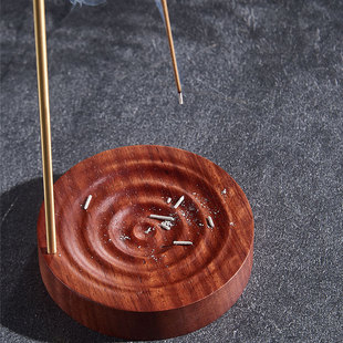 Incense Holder with Traditional Chinese Style, Sandalwood Tray, Exquisite Incense Burner, Creative Home Incense Stand, Incense Rack
