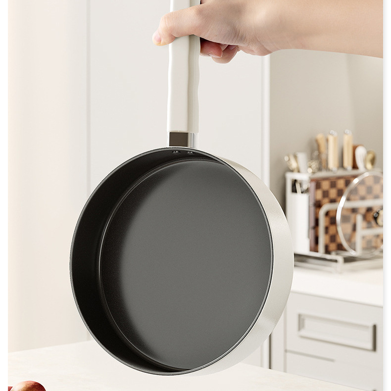 Nueva olla de sopa, sartén de dos piezas, sartén con titanio, olla de sopa recubierta de flúor, estufa general, sartén al por mayor