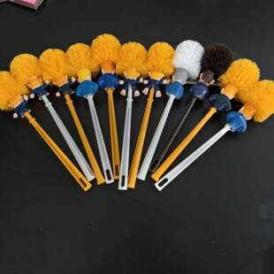 (Cross-border trading), toilet, doll, yellow suit, street brush