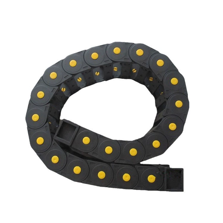 25 мост Нейлон Пластик перетащить цепь 20 полузакрытых 10 серия, поддерживающая инженерных кабельных коробов 1518 Танк цепь