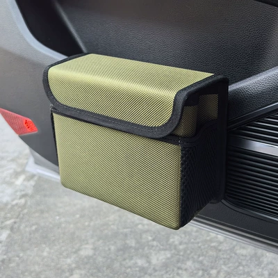 Interior Supplies, Car storage bag/box - waterproof-with-cover-army-green