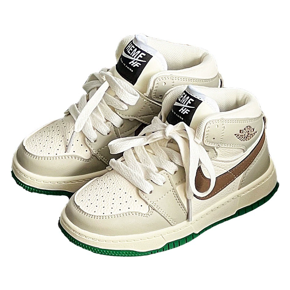 Детская обувь Xia Meng, осень-зима 2024, новая детская модная обувь с высоким берцем в тон, спортивная и повседневная обувь для мальчиков и девочек