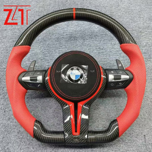 Suitable for Bm Full Range of Carbon Fiber Steering Wheel Modification Assembly Upgrade M3M45M6 Cross-Border Supply Export