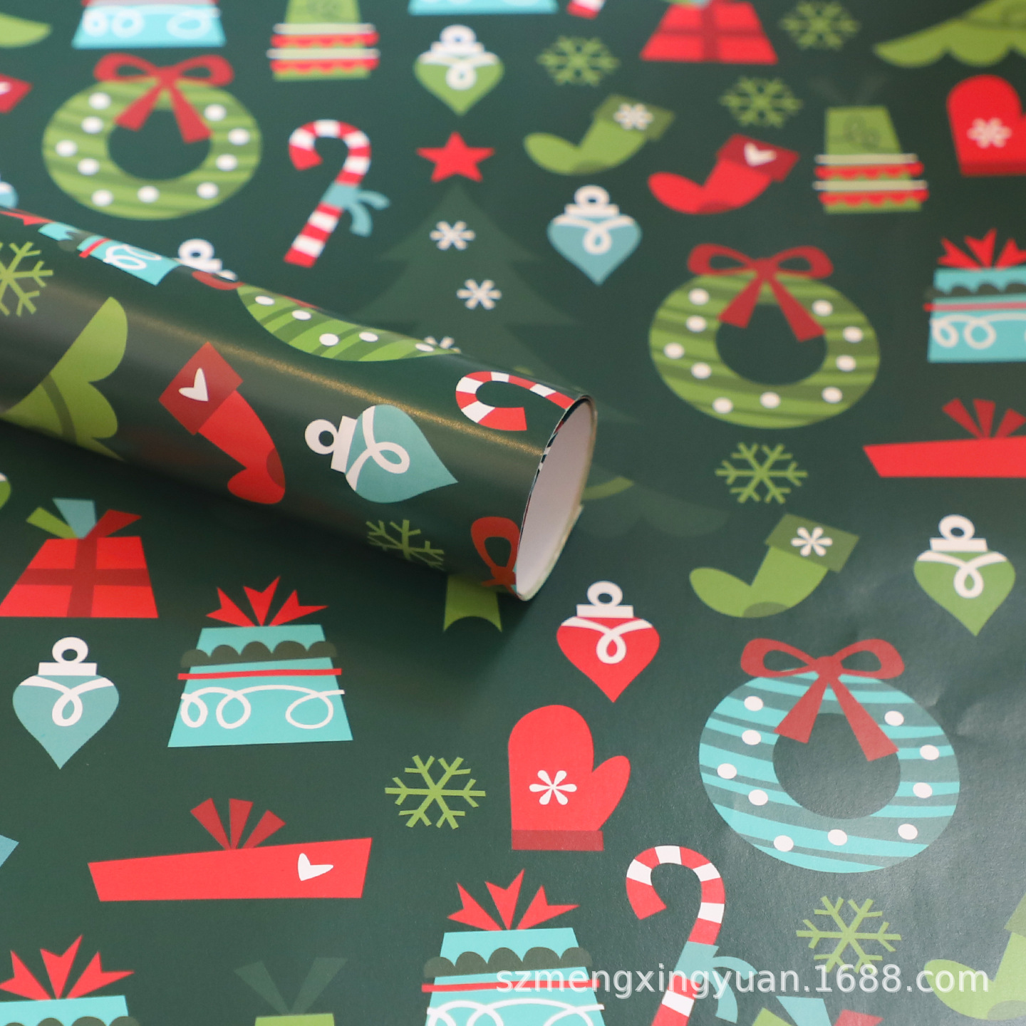 Papel para Envolver Regalos de Navidad de 80g de Papel Impreso, Decorativo para Decoración Navideña y Manualidades DIY