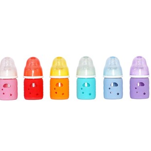 Kb10 Silicone Baby Bottle Infant Standard Mouth Straight Body Direct Sales from the Source Manufacturer