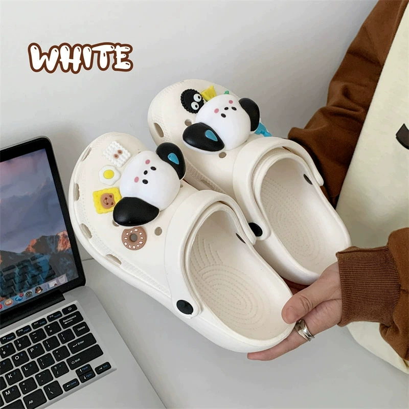 EVA2025 новая пещерная обувь женская летняя милая мультяшная дикая дышащая фекалий мягкая подошва носить холодные тапочки