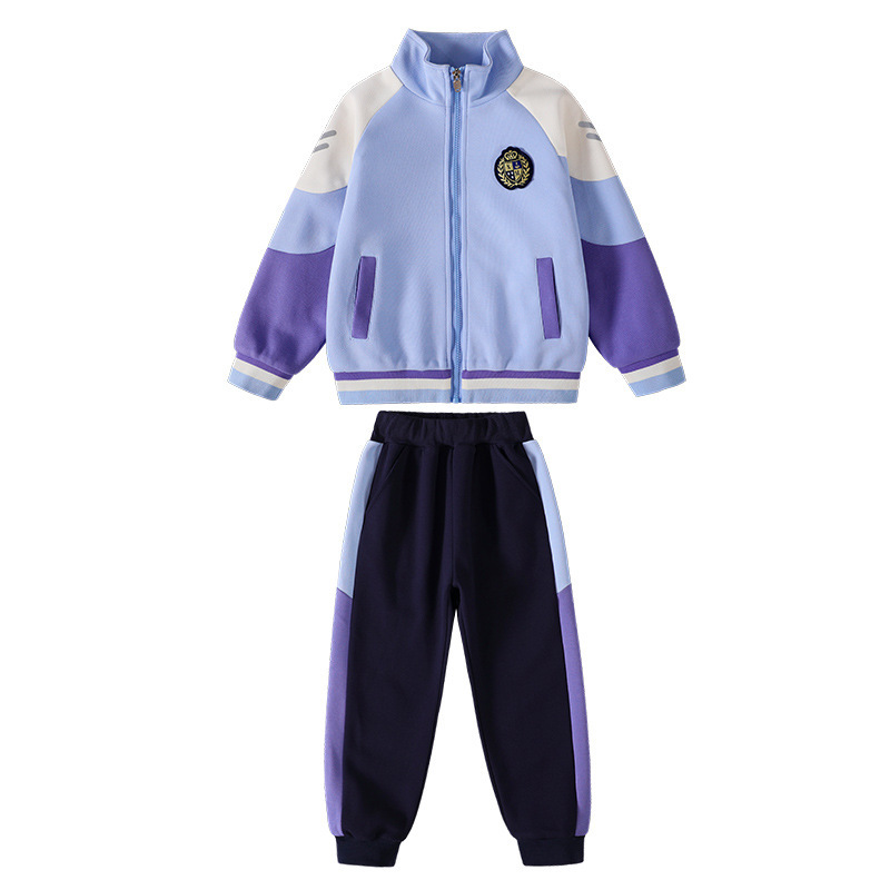 幼儿园班服春秋园服小学生英伦一年级秋冬季运动会冲锋衣校服套装|undefined