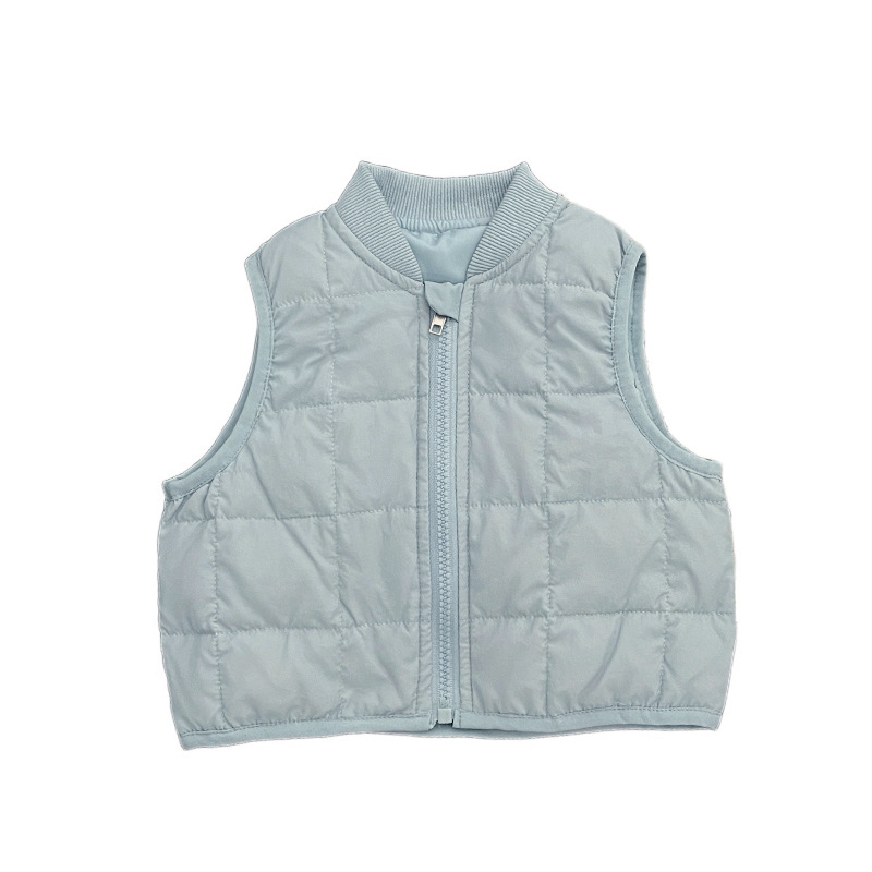 Invierno nuevo chaleco de pluma para bebés coreanos con chaleco de moda para bebés masculinos, clip de caballo de aire extranjero para niños image 8