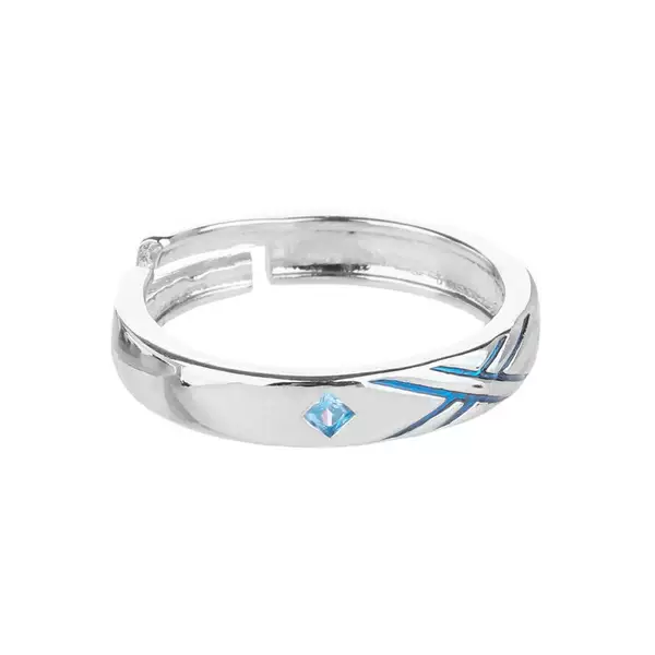 Anime DARLinG in the FRANXX Ring National Team 02 Unisex Adjustable Couple Finger Ring