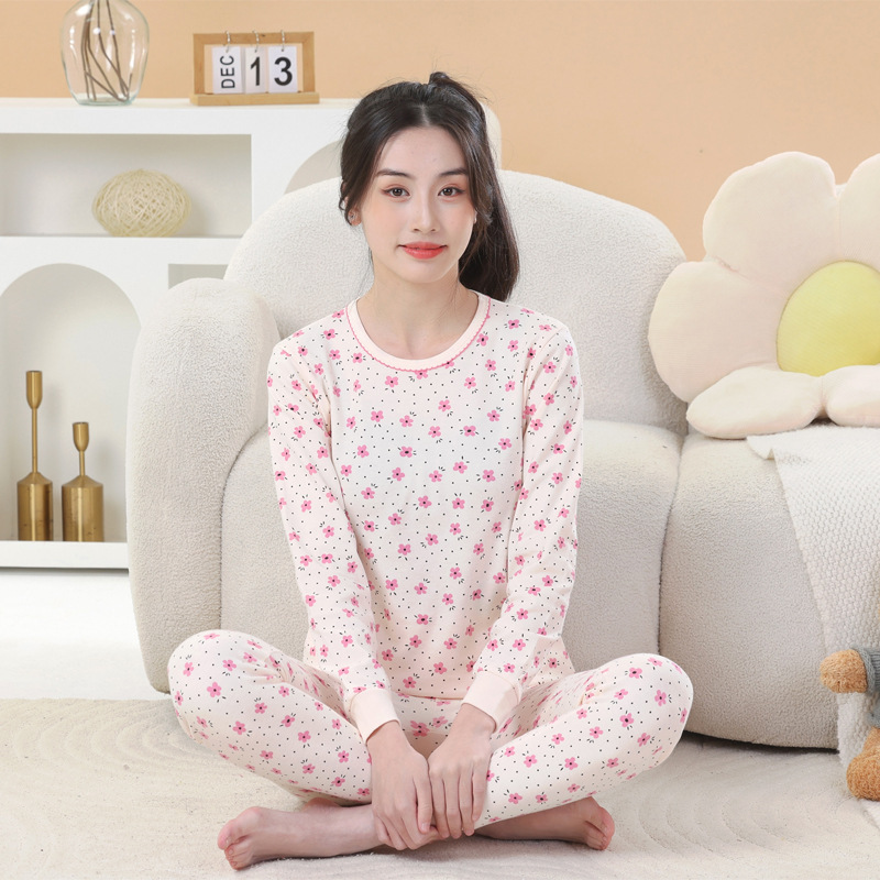 青少年秋衣秋裤纯棉儿童睡衣男童保暖内衣女童打底棉毛衫衬衣衬裤|undefined