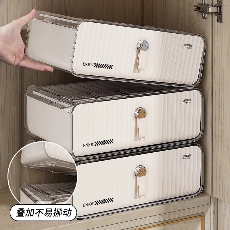 下着収納ボックス、靴下、家庭用引き出し型コンパートメント加工品、下着寮スリーインワン整理ボックス|undefined