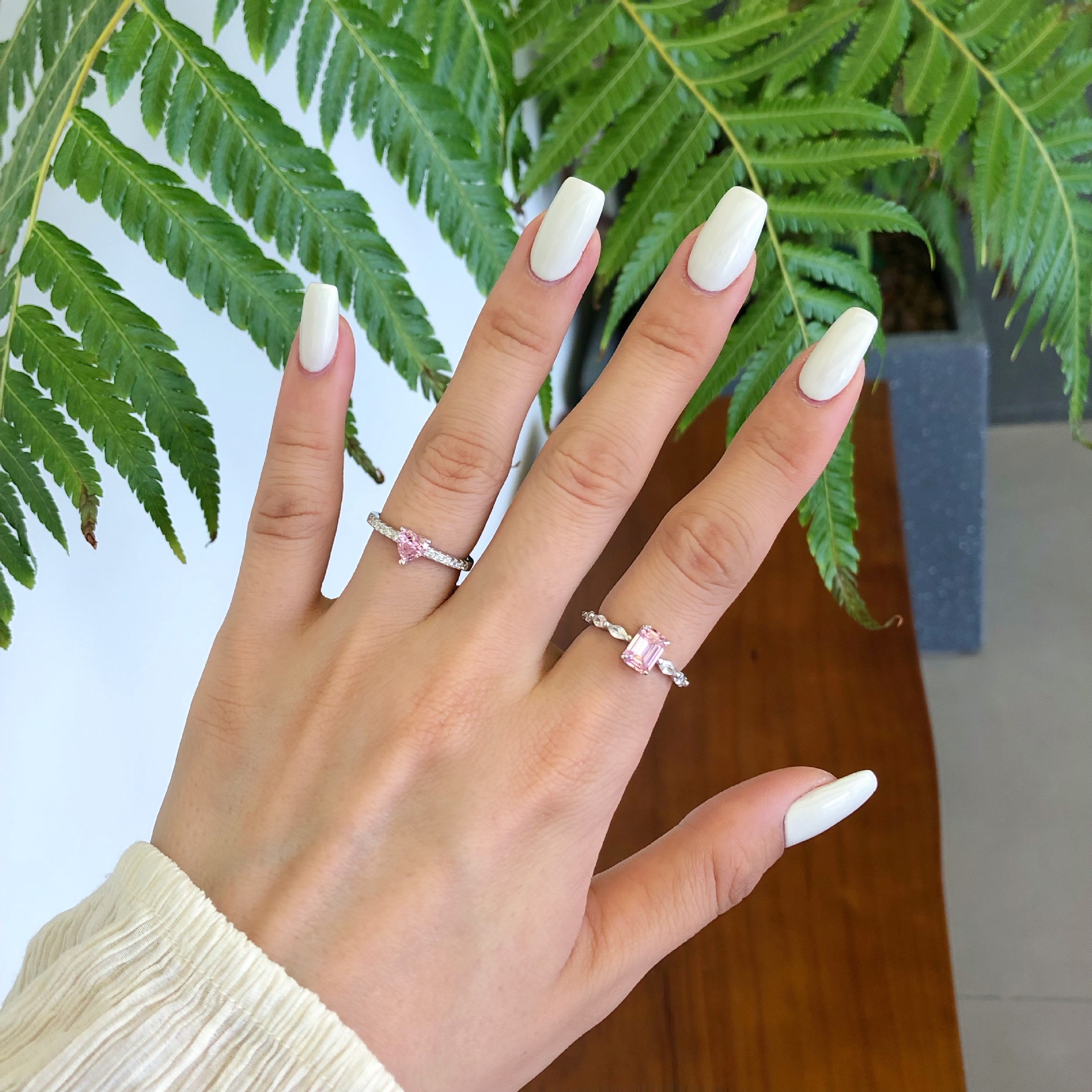 7g Weight Zircon Inlay Material Rings Classification 6, 8, 9 Ring Size 1 Piece Quantity Holiday, Daily Occasion 925 Sterling Silver Material U Shape, Water Droplets, Heart Shape Pattern Women's Gender Inlay Design IG Style, Shiny Style 925 Sterling Silver Zircon U Shape Water Droplets Heart Shape Rings 10