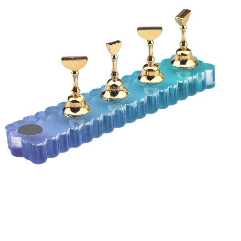 Manicure acrílico base base base de manicure aurora fantasía color gradiente onda larga manicure exhibición marco de manicure piezas de ajedrez manicure