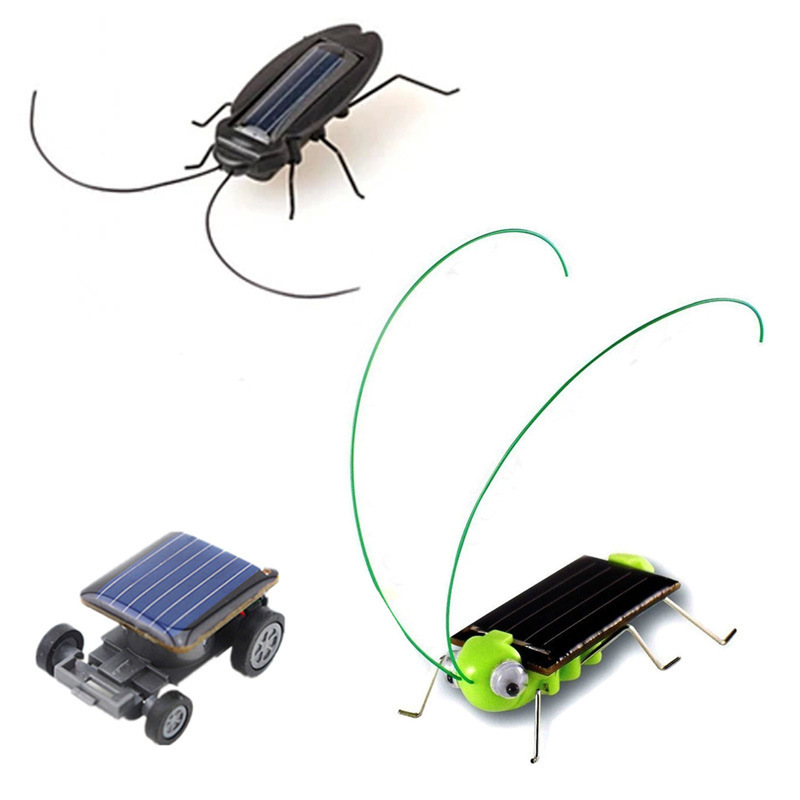 Saltamontes solar grillo solar insecto solar energía solar Ciencia y educación educativa para niños juguete experimental