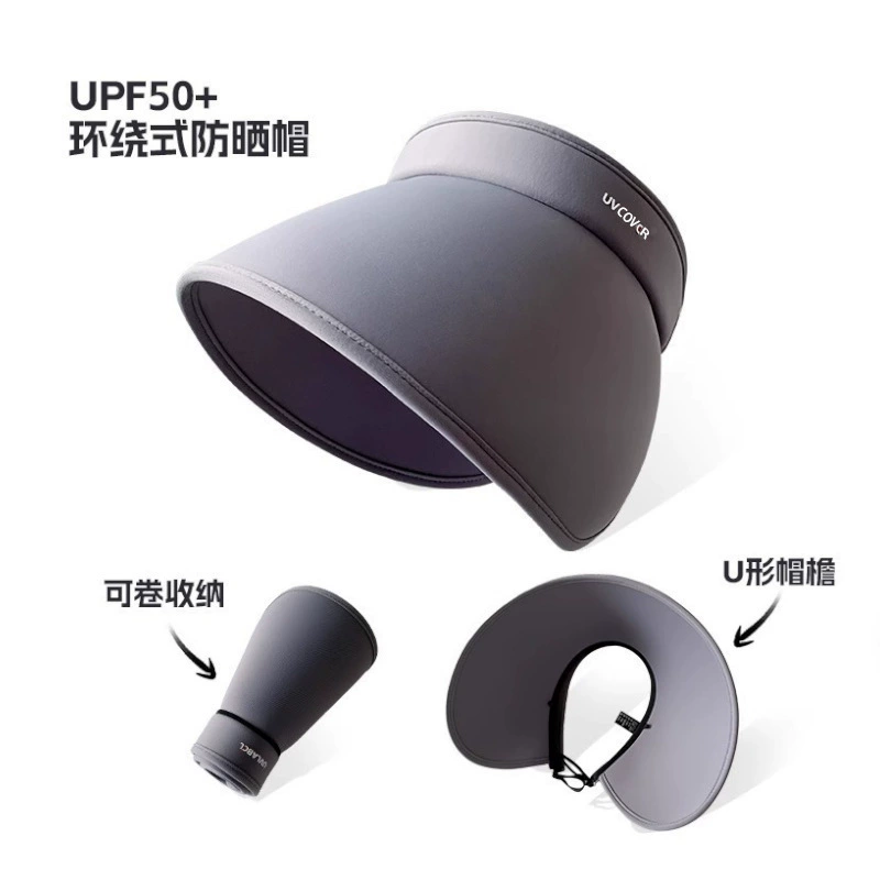 Sun hat, summer sun protection cream solar-powered, for running