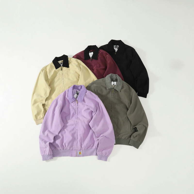 Cross-border popular American Carhartt WIP Santa Fe unisex loose-fitting zip-up casual work jacket trendy coat Cross-border popular American Carhartt WIP Santa Fe unisex loose-fitting zip-up casual work jacket trendy coat