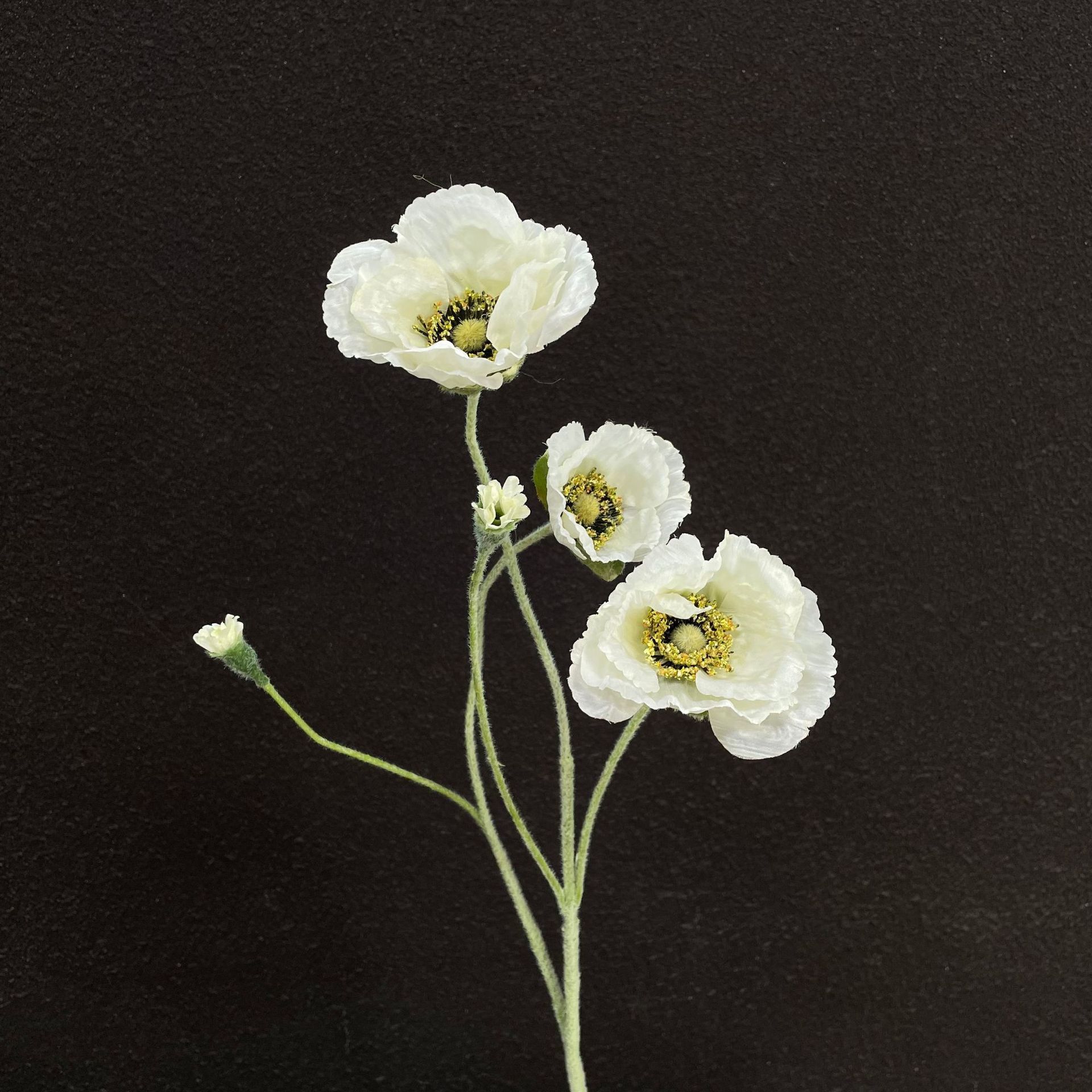 Flores falsas blancas Flores artificiales Flores para bodas Auditorio de bodas Decoración del hotel Techo artificial Flores artificiales Flores falsas