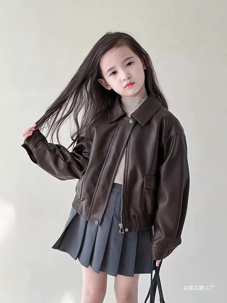 Autumn short children's jacket, western style